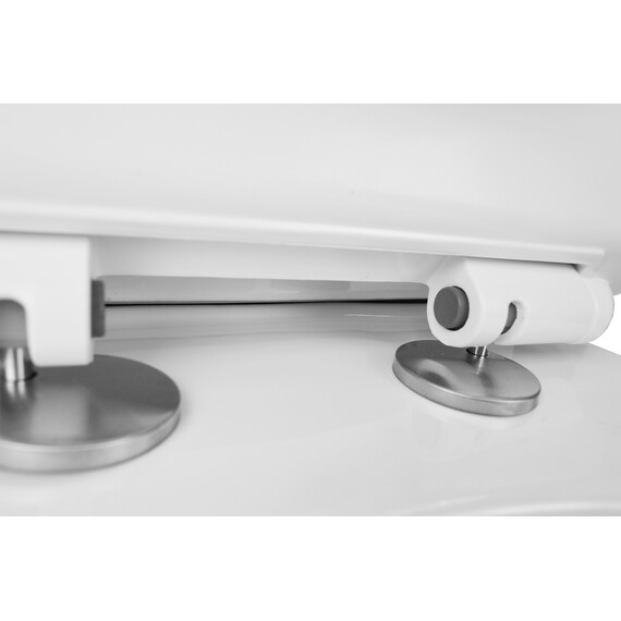 Унитаз-компакт безободковый Azario Corsa AZ-2062T с тонкой крышкой микролифт (Система смыва Торнадо) фото 7