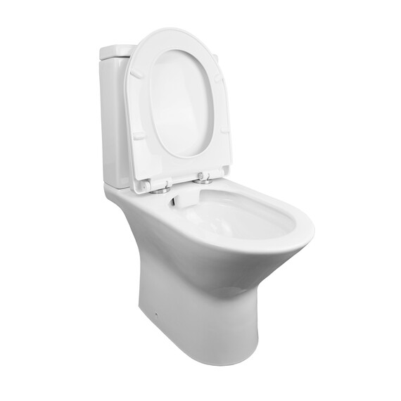 Унитаз-компакт Azario Fretta AZ-1223 с крышкой микролифт фото 4