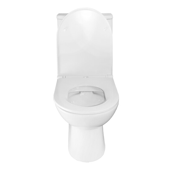 Унитаз-компакт безободковый Azario Kano 93590 с крышкой микролифт фото 5