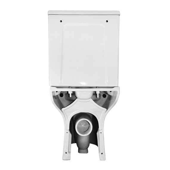 Унитаз-компакт безободковый Azario Kano 93590 с крышкой микролифт фото 13