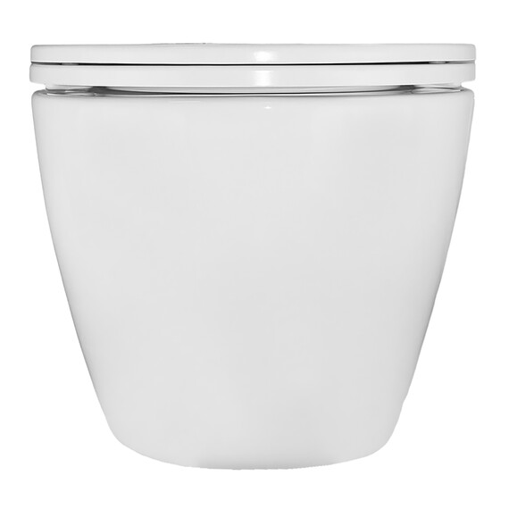 Унитаз подвесной безободковый Azario Gloria AZ-2003T с тонкой крышкой микролифт фото 11