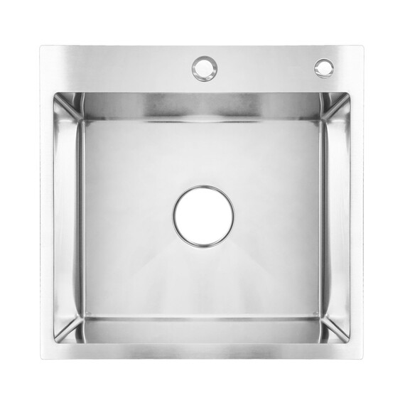 Кухонная мойка Azario Mia 0.8 мм AZS5050M, Цвет производителя: нержавеющая сталь фото 2