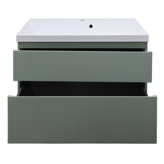 Тумба подвесная с раковиной Azario Viola 100/2H 100 см CS00097148, фисташковый фото 4