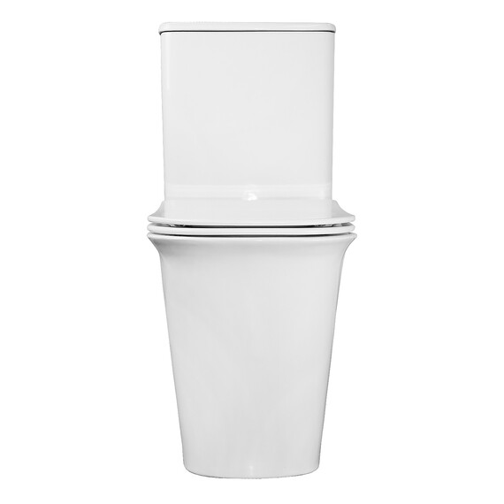 Унитаз-компакт безободковый Azario Velise AZ-1222A с крышкой микролифт фото 9