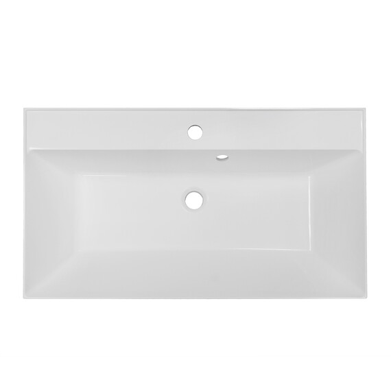 Тумба подвесная с раковиной Azario Viola 80/2 80 см CS00097142, фисташковый фото 6