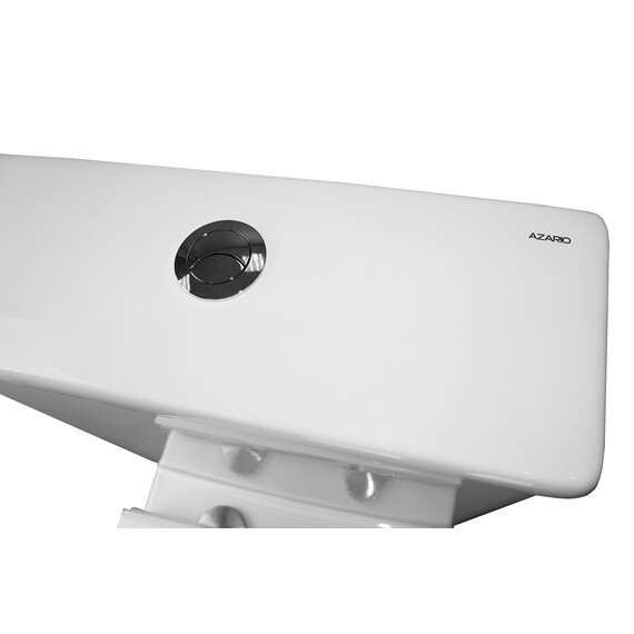 Унитаз-компакт безободковый Azario Mist AZ-45 с тонкой крышкой микролифт фото 9