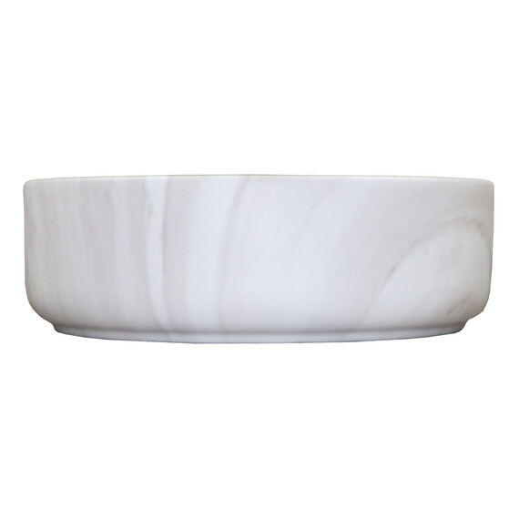 Раковина-чаша Azario 35 см AZ-3134-M817, светлый мрамор фото 4