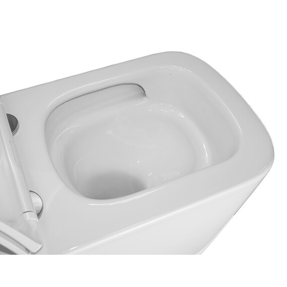 Унитаз подвесной безободковый Azario Cascad M AZ-10002 с тонкой крышкой микролифт (Система смыва Торнадо) фото 8