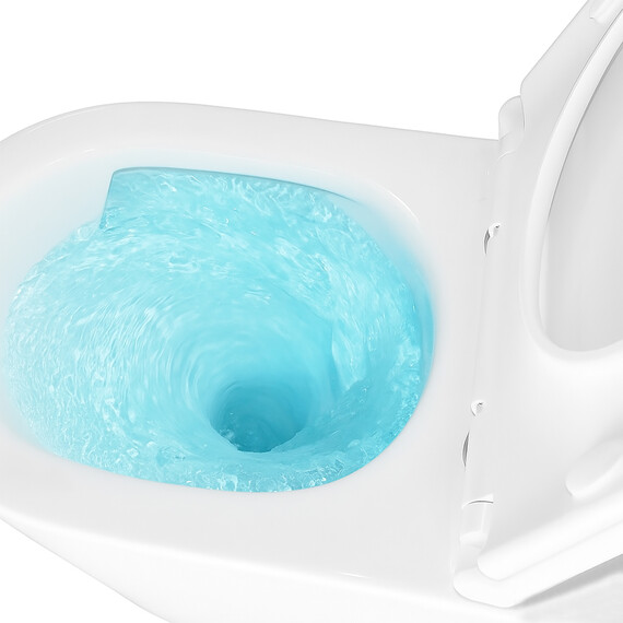 Унитаз подвесной безободковый Azario LANDER AZ-2802E с тонкой крышкой микролифт (Система смыва торнадо) фото 15