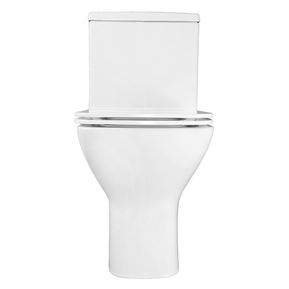 Унитаз-компакт безободковый Azario Iris AZ-8353 с тонкой крышкой микролифт фото 10