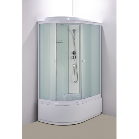 Душевая кабина Loranto 120х80 см CS-887EDTM/W-120 R, белый/прозрачное фото 2