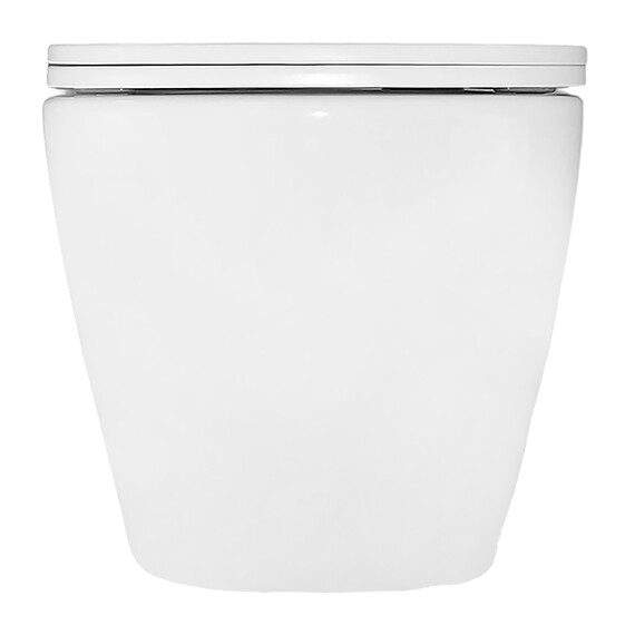 Унитаз подвесной безободковый Azario Legenda AZ-2305-AS с тонкой крышкой микролифт (Система смыва Торнадо) фото 13