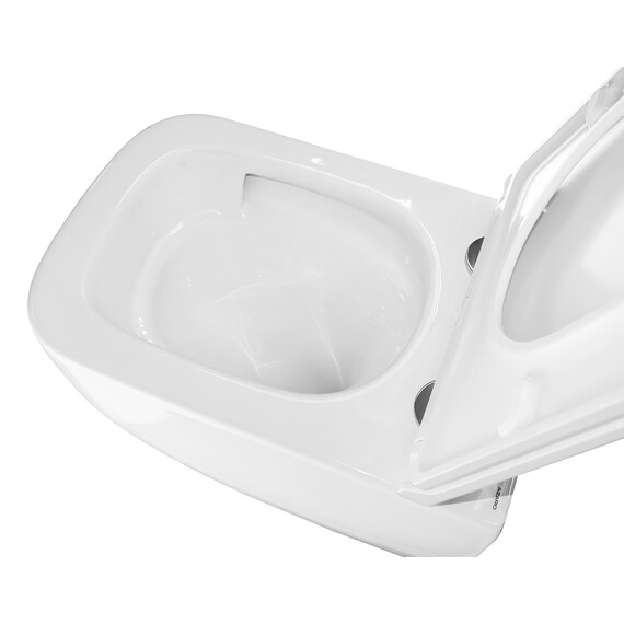 Унитаз подвесной безободковый Azario FOTE AZ-116-UQ3 с тонкой крышкой микролифт (Система смыва торнадо) фото 7