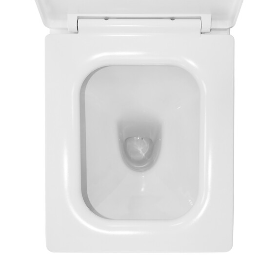 Унитаз-моноблок безободковый Azario RAYO AZ-6385 с крышкой микролифт фото 7