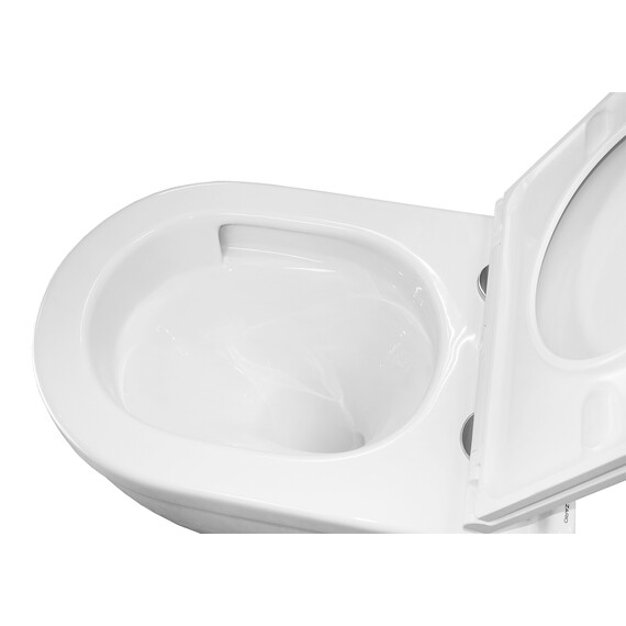 Унитаз подвесной безободковый Azario Fora AZ-0017-UQ3 с крышкой микролифт (Система смыва торнадо) фото 8