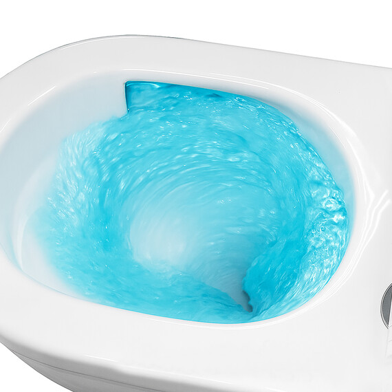 Унитаз подвесной безободковый Azario Fora AZ-0017-UQ3 с крышкой микролифт (Система смыва торнадо) фото 16