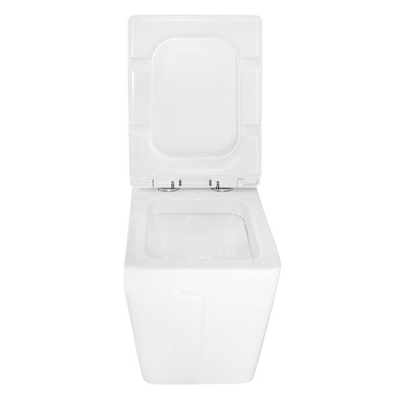 Унитаз-моноблок безободковый Azario RAYO AZ-6385 с крышкой микролифт фото 5