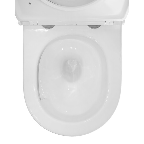 Унитаз подвесной безободковый Azario Luzio AZ-098-UQ (система смыва Торнадо) с тонкой крышкой микролифт фото 9