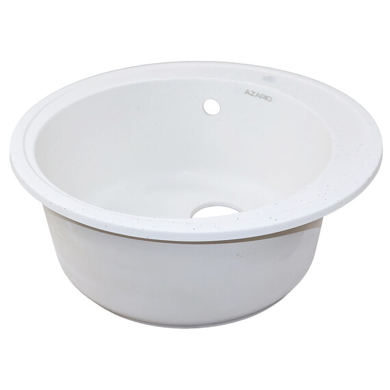 Кухонная мойка Azario Solo CS00105233, белый крап фото 2