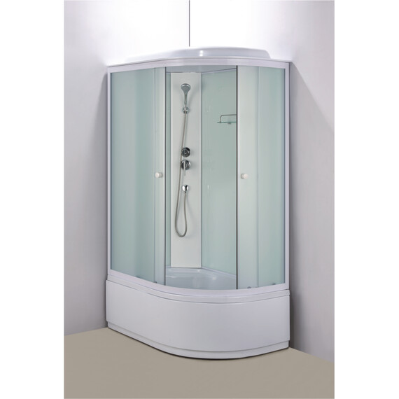 Душевая кабина Loranto 120х80 см CS-886EDTM/W-120 L, белый/прозрачное фото 2