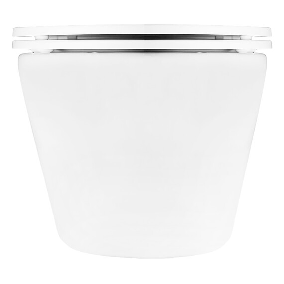 Унитаз подвесной безободковый Azario Uno AZ-2380 с тонкой крышкой микролифт фото 13