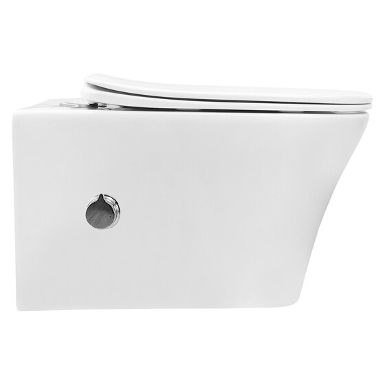 Унитаз подвесной безободковый Azario Nove AZ-9321B с тонкой крышкой микролифт фото 11