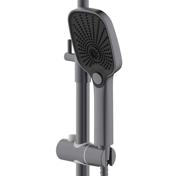 Душевая стойка Azario Conda AZ-K2411GR, графит фото 3