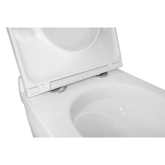 Унитаз подвесной безободковый Azario Fora AZ-0017-UQ3 с крышкой микролифт (Система смыва торнадо) фото 7