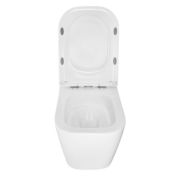 Унитаз подвесной безободковый Azario ESCONDA AZ-2805E с крышкой микролифт (Система смыва торнадо) фото 6