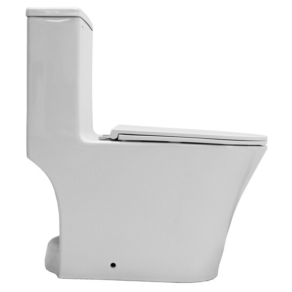 Унитаз-моноблок Azario Vally AZ-80687 с тонкой крышкой микролифт (Система смыва Торнадо) фото 12