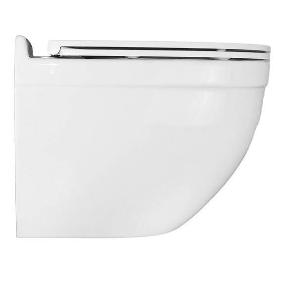 Унитаз подвесной безободковый Azario Fora AZ-0017-UQ3 с крышкой микролифт (Система смыва торнадо) фото 14