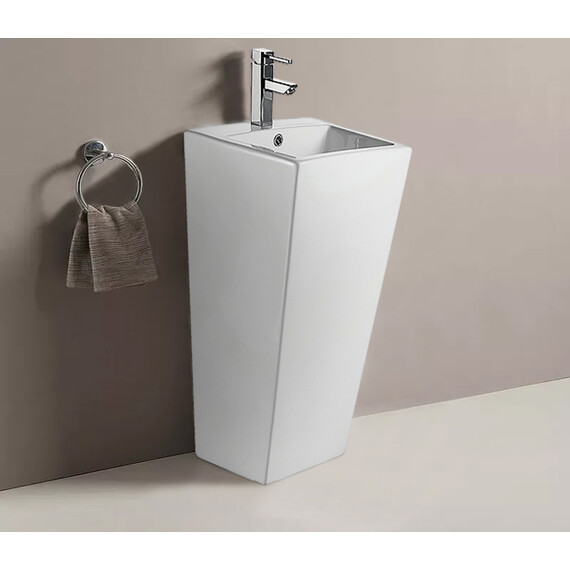 Раковина напольная Azario Fretta Square 44 см AZ-303 фото 2