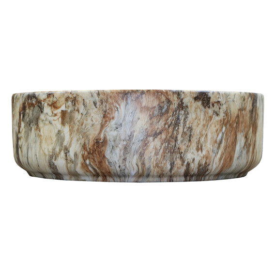Раковина-чаша Azario 35 см AZ-3134-M830, коричневый мрамор фото 4