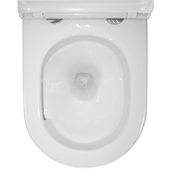 Унитаз подвесной безободковый Azario Fora AZ-0017-UQ3 с крышкой микролифт (Система смыва торнадо) фото 9