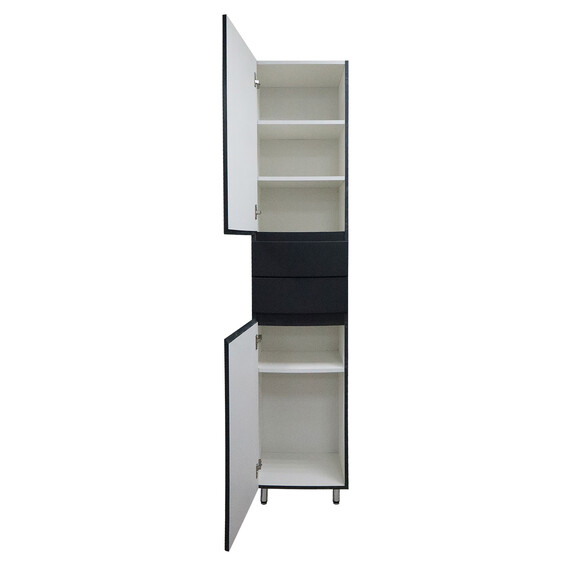 Пенал напольный Azario Эстима 40 см L CS00094560, графит фото 4