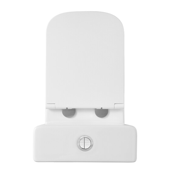 Унитаз-компакт безободковый Azario Terra AZ-6003-A с тонкой крышкой микролифт (Система смыва Торнадо) фото 6