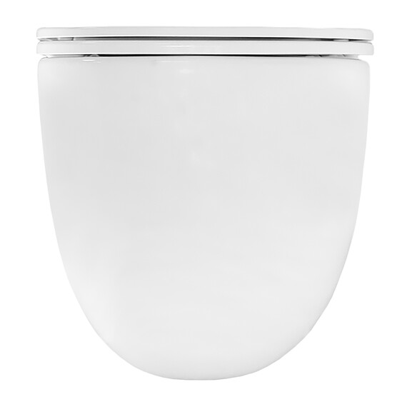 Унитаз подвесной безободковый Azario FOTE AZ-116-UQ3 с тонкой крышкой микролифт (Система смыва торнадо) фото 12