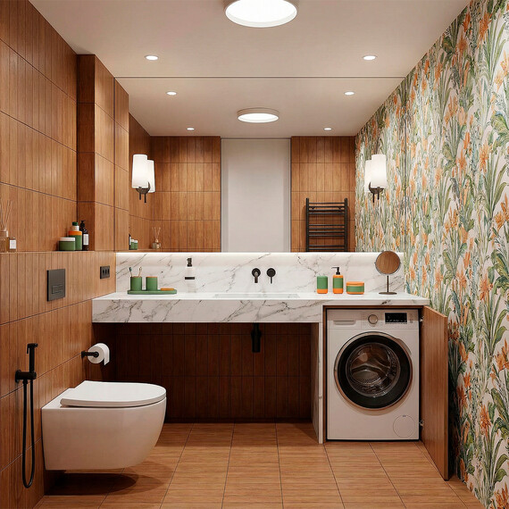 Унитаз подвесной безободковый Azario Rime AZ-1683WHD с быстросъемным сиденьем микролифт (система смыва Торнадо) фото 10