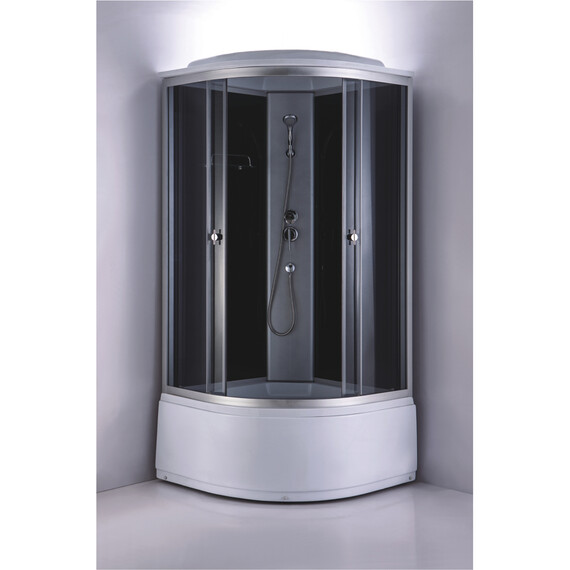 Душевая кабина Loranto 90х90 см CS-888EATM/B-90, хром/тонированное фото 2