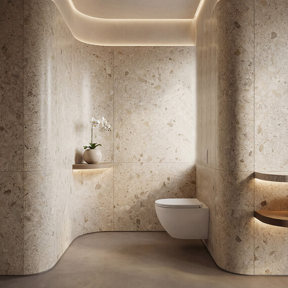 Унитаз подвесной безободковый Azario ADAGIO AZ-5177T-WHT с тонкой крышкой микролифт (система смыва Торнадо) фото 11