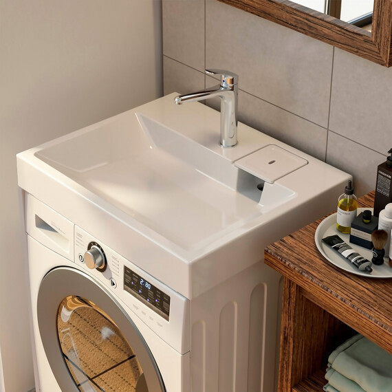 Раковина над стиральной машиной Azario SHARP NEW 60 см CS00105718 фото 6