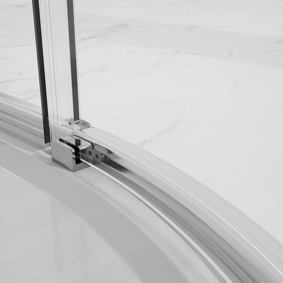 Душевое ограждение Azario SHANGHAI 100x100 см AZ-S43-100-MGR-CL, графит матовый/прозрачное фото 3