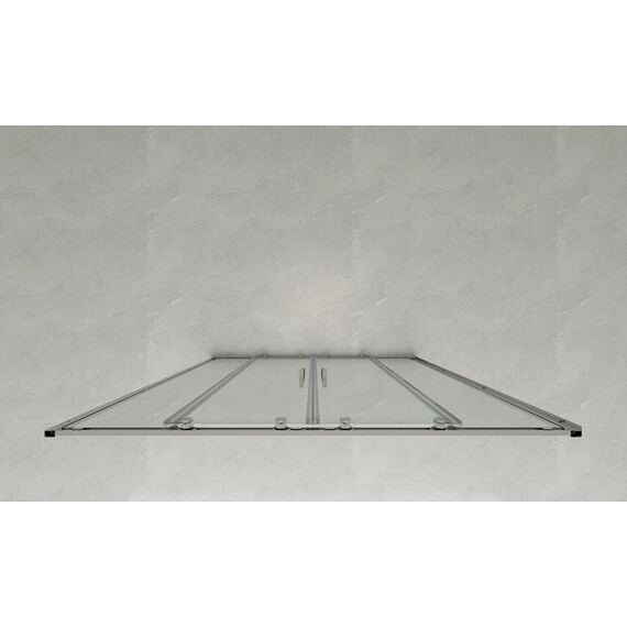 Душевая дверь Loranto 160 см CS-AB04GG-160, серый матовый/прозрачное фото 4