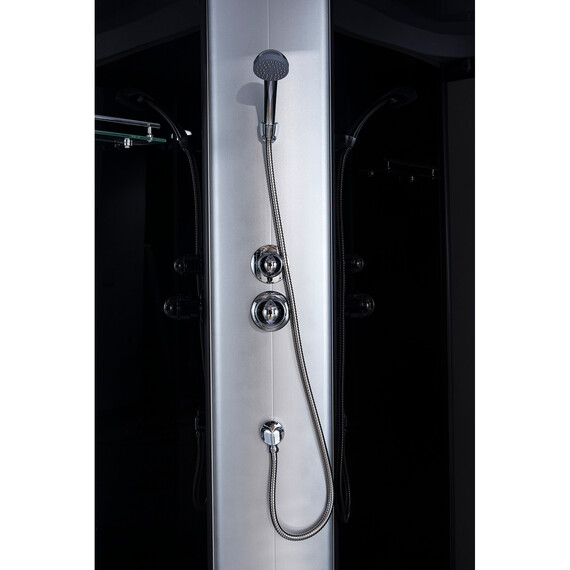 Душевая кабина Loranto 80х80 см CS-6680K 80*80*215, хром/прозрачное фото 6