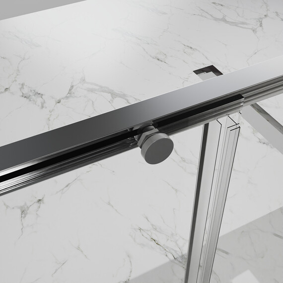 Душевая дверь Azario SHANGHAI 100 см AZ-Y43-100-MGR-CL, графит матовый/прозрачное фото 5