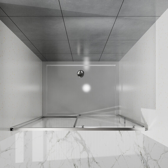 Душевая дверь Azario SHANGHAI 100 см AZ-Y43-100-MGR-CL, графит матовый/прозрачное фото 3