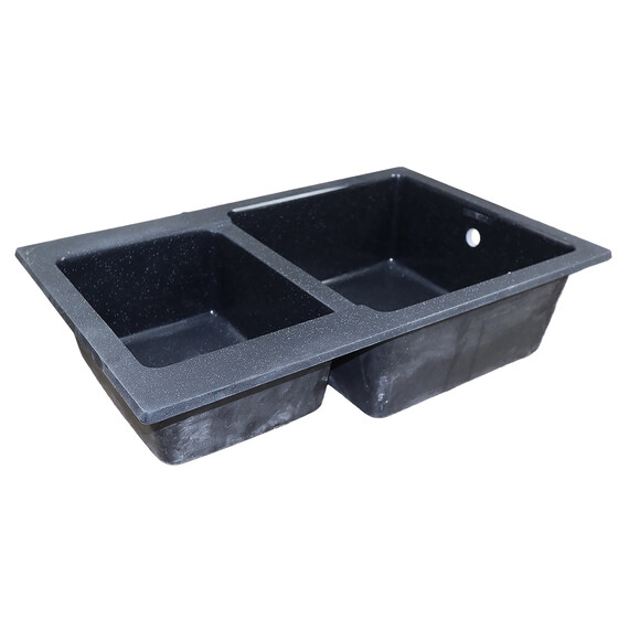 Кухонная мойка Azario Ostin CS00105244, чёрный фото 2