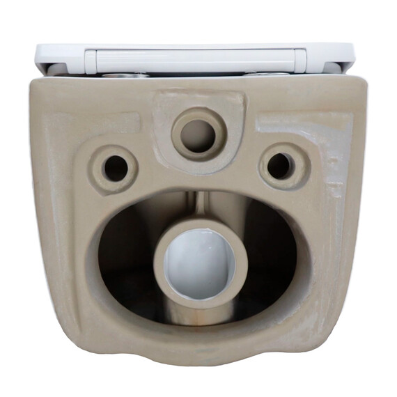 Унитаз подвесной безободковый Azario Rime AZ-1683WHD с быстросъемным сиденьем микролифт (система смыва Торнадо) фото 9