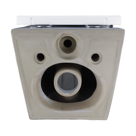 Унитаз подвесной безободковый Azario ADAGIO AZ-5177T-WHT с тонкой крышкой микролифт (система смыва Торнадо) фото 4