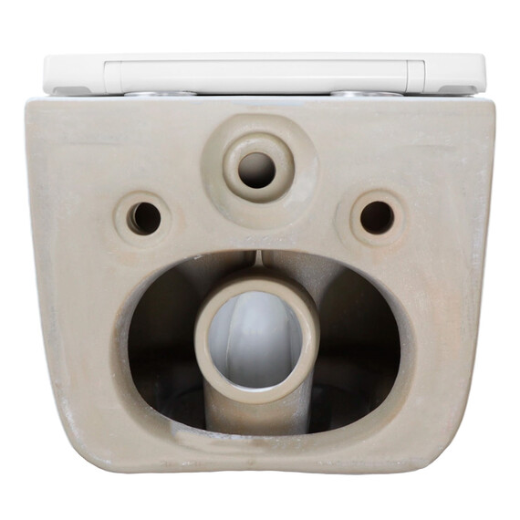 Унитаз подвесной безободковый Azario Serenata AZ-5101T-WHT с тонким быстросъемным сиденьем микролифт (Система смыва торнадо) фото 10